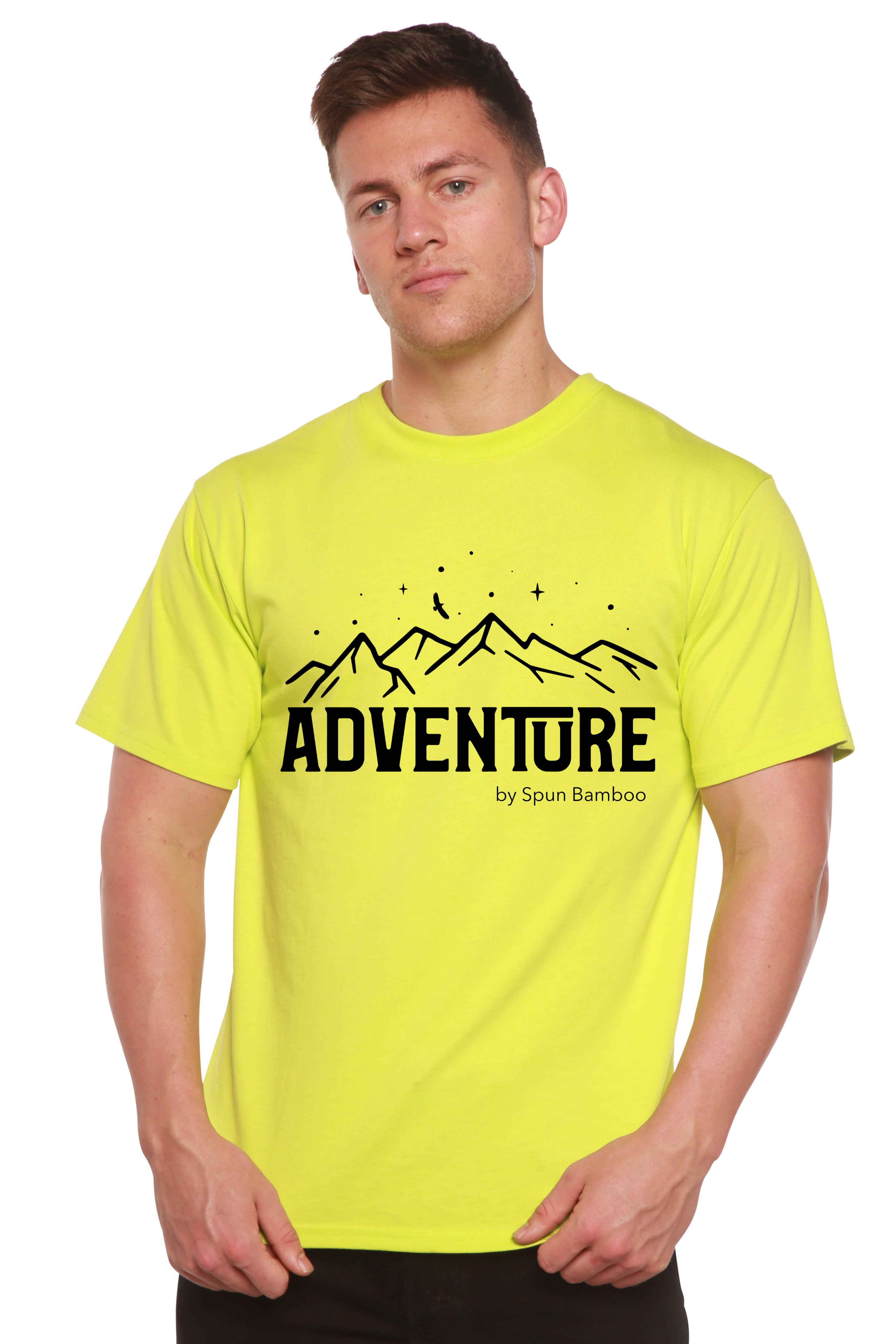 Adventure Printed Men's Bamboo Viscose/Organic Cotton Short Sleeve T-Shirt